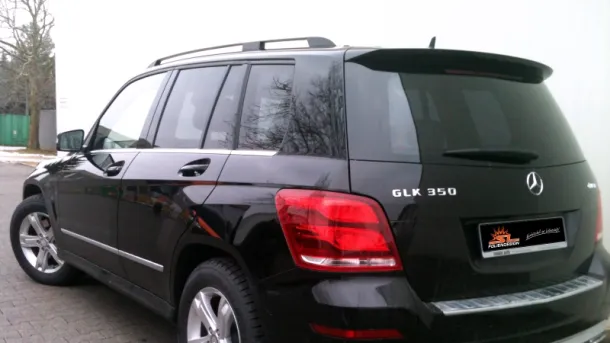 Scheibentönung an einem Mercedes GLK 350 in Rüdesheim – getönte Heck- und Seitenscheiben für mehr Komfort und UV-Schutz